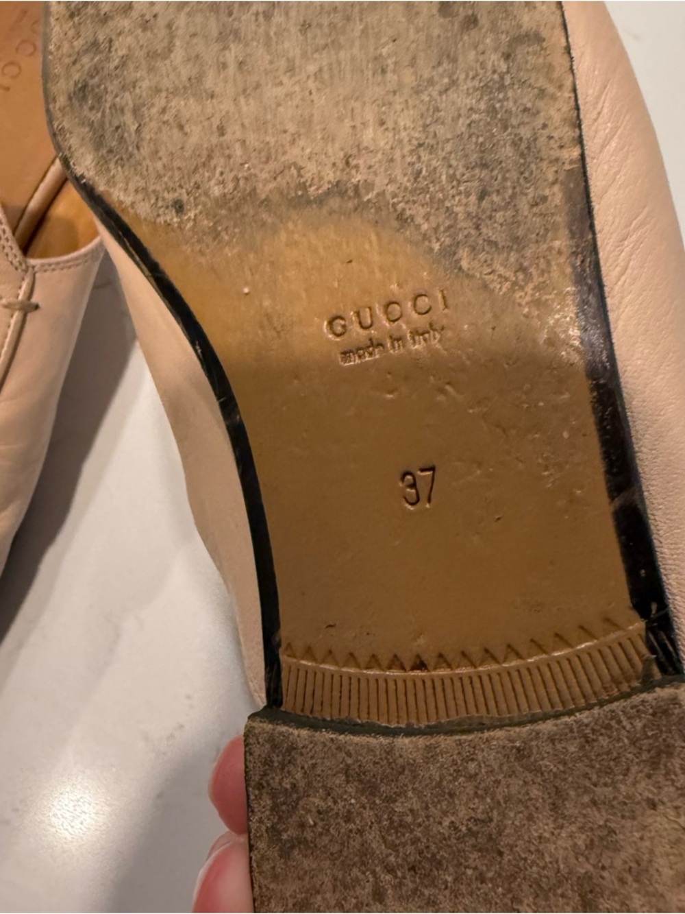 Gucci Princetown Mules Size 37 Pink - Picture 7 of 8